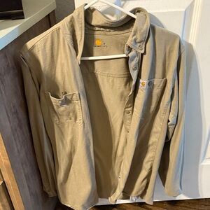 Carhartt Tan Lightweight Shirt Jacket